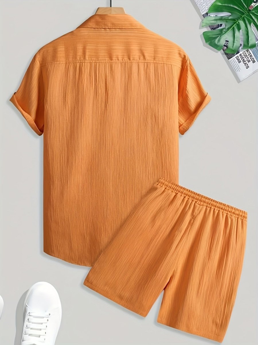 [BUY 1 GET 1 FREE] Vienna Premium Shirt & Shorts Set